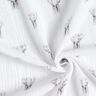 GOTS mussolina / tessuto doppio increspato Elefante stampa digitale – bianco,  thumbnail number 3