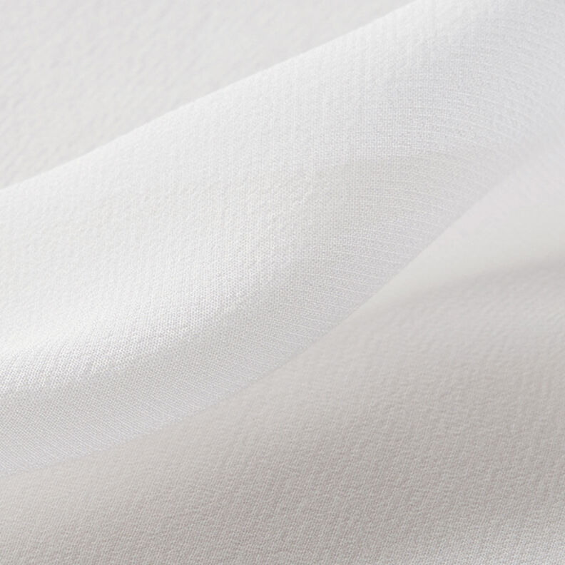 Chiffon di seta – bianco,  image number 3