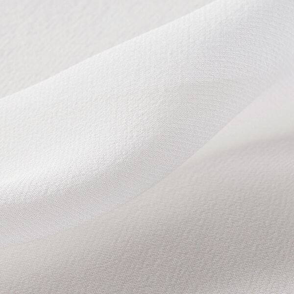 Chiffon di seta – bianco,  image number 3