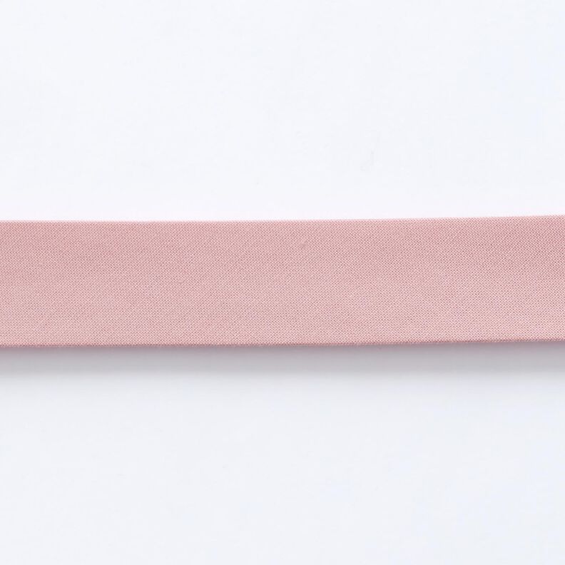 Nastro in sbieco Cotone bio [20 mm] – rosa antico scuro,  image number 1