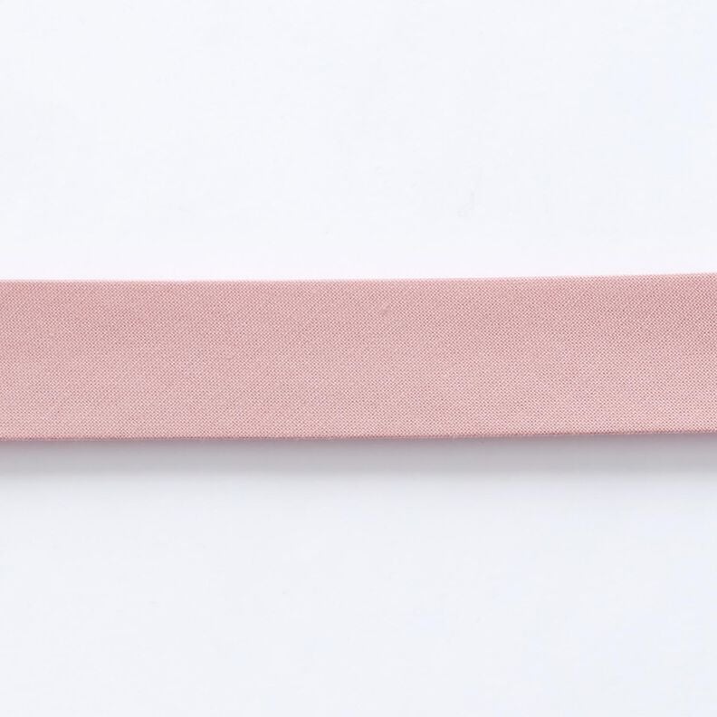 Nastro in sbieco Cotone bio [20 mm] – rosa antico scuro,  image number 1