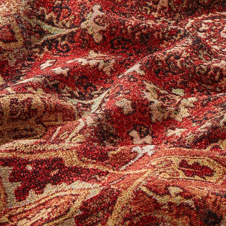 tessuto arredo gobelin tappeto tessuto a telaio – terracotta/rosso fuoco,  image number 2