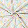 jersey di cotone prato di fiori delicati – avorio/lillà pastello,  thumbnail number 3