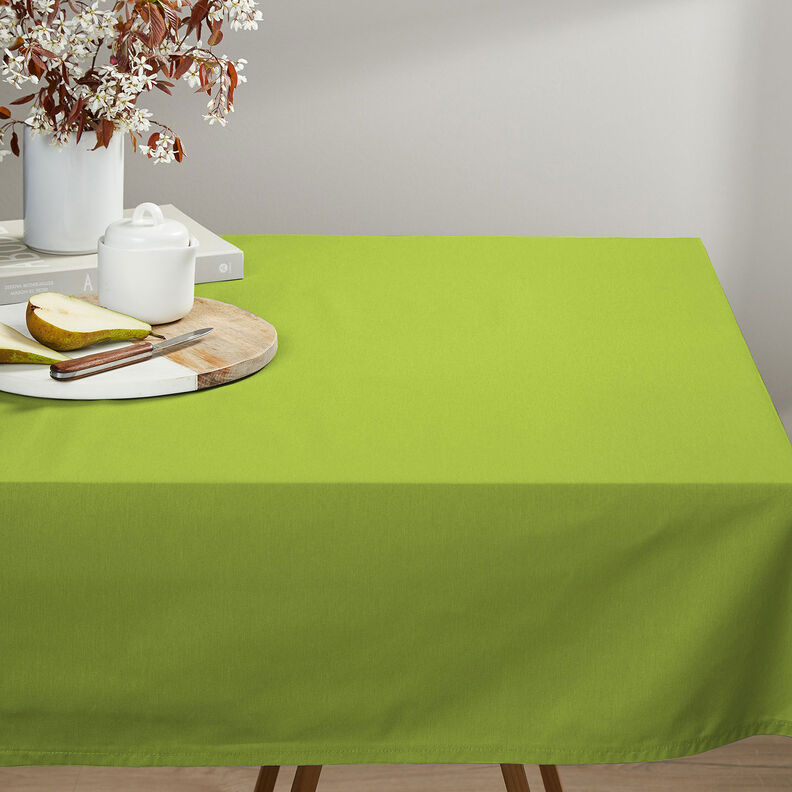 tessuto in cotone cretonne tinta unita – verde mela,  image number 5