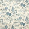tessuto arredo panama Passeggiata – colore blu jeans/naturale,  thumbnail number 1