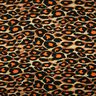 jersey di viscosa Grandi macchie di leopardo – marrone/arancione,  thumbnail number 1