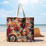 tessuto arredo gobelin Donne famose – rosso carminio/beige chiaro,  thumbnail number 9