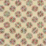 tessuto arredo gobelin Piccoli fiori Mandala – beige chiaro/rosso,  thumbnail number 1