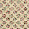 tessuto arredo gobelin Piccoli fiori Mandala – beige chiaro/rosso,  thumbnail number 1