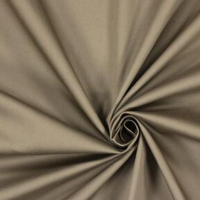Satin in cotone stretch – beige scuro, 