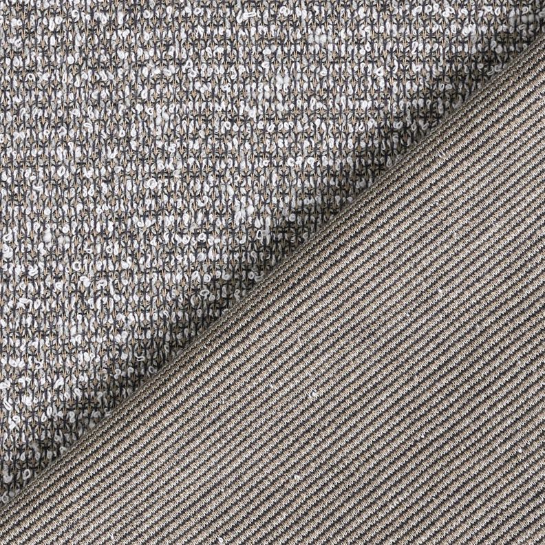 Bouclé in maglia, mélange – beige scuro/blu notte,  image number 3