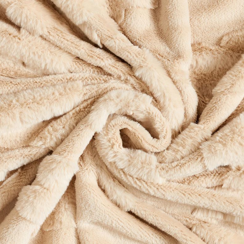 3D ecopelliccia motivo floreale – naturale,  image number 3