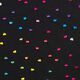jersey laminato, cuori colorati e scintillanti – nero,  thumbnail number 1