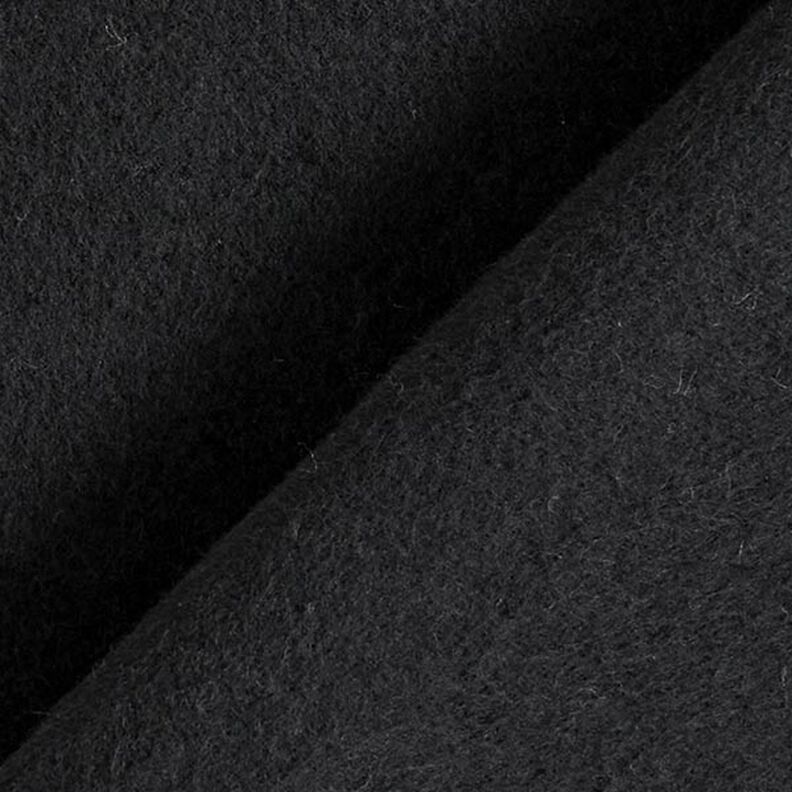 pile di cotone tinta unita – nero,  image number 4