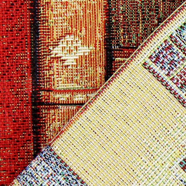 Gobelin jacquard Scaffale di libri – marrone, image number 3