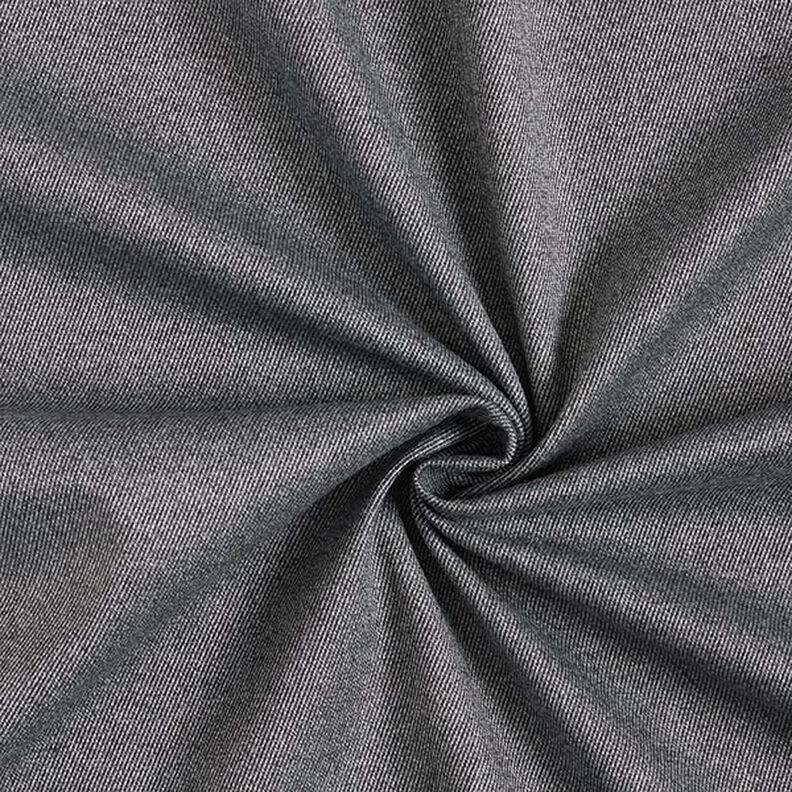 Tessuto per abito elasticizzato misto viscosa in tinta unita – grigio scuro,  image number 1