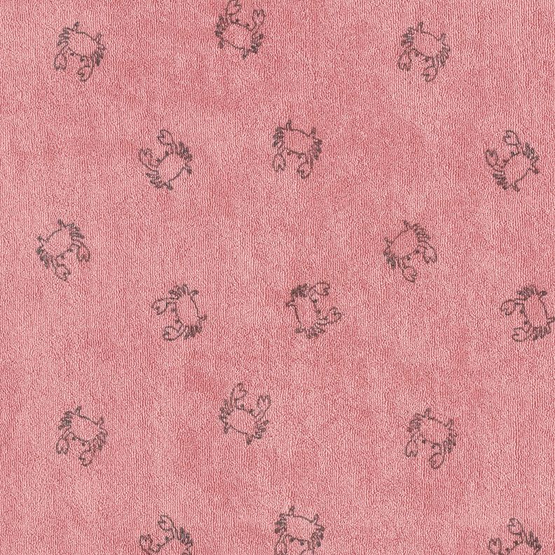 Maglia in spugna Granchi – rosa antico scuro,  image number 1