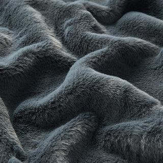 pelliccia sintetica tinta unita – grigio blu, 