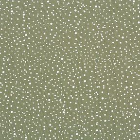 jersey di cotone, pois irregolari – cachi, 