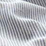 misto cotone-lino righe sottili – colore blu jeans/bianco lana,  thumbnail number 2
