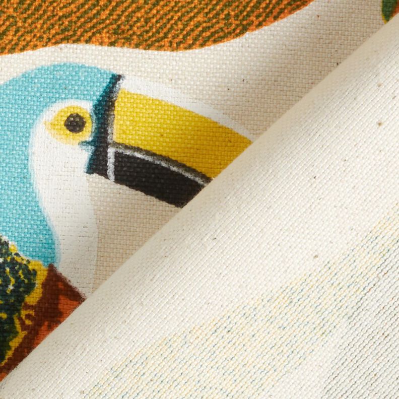 tessuto arredo panama Tucano – naturale/verde,  image number 4