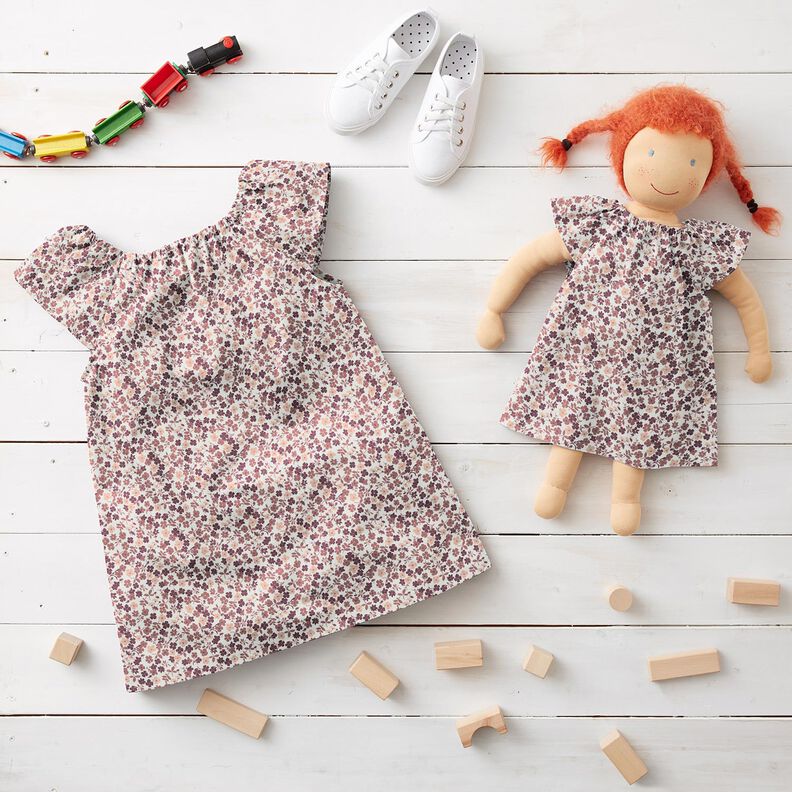 jersey di cotone mare di fiori &ndash; bianco/lill&agrave;,  image number 6