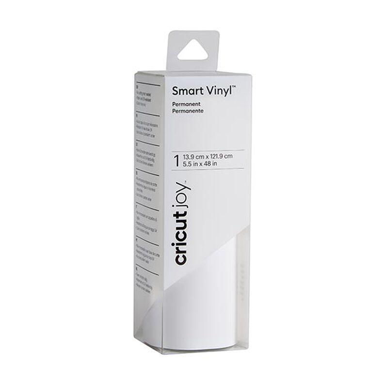 Pellicola vinilica permanente Cricut Joy Smart [ 13,9 x 121,9 cm ] – bianco,  image number 1
