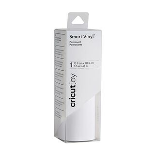 Pellicola vinilica permanente Cricut Joy Smart [ 13,9 x 121,9 cm ] – bianco, 