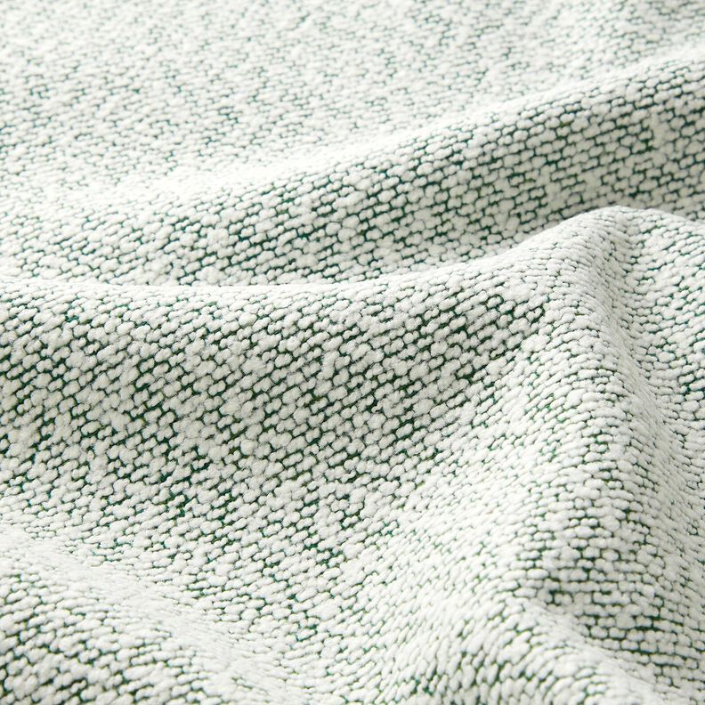 tessuti da esterni Bouclé fine – verde/bianco lana,  image number 3