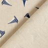 tessuto arredo mezzo panama Piccole barche a vela – naturale/blu marino,  thumbnail number 4