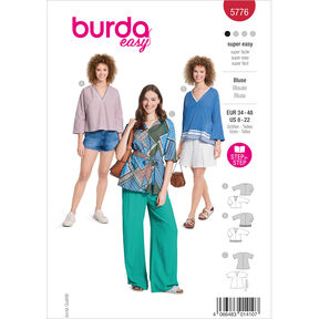 Camicetta | Burda 5776 | 34-48, 