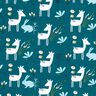 jersey di cotone coniglio & capriolo – petrolio,  thumbnail number 1