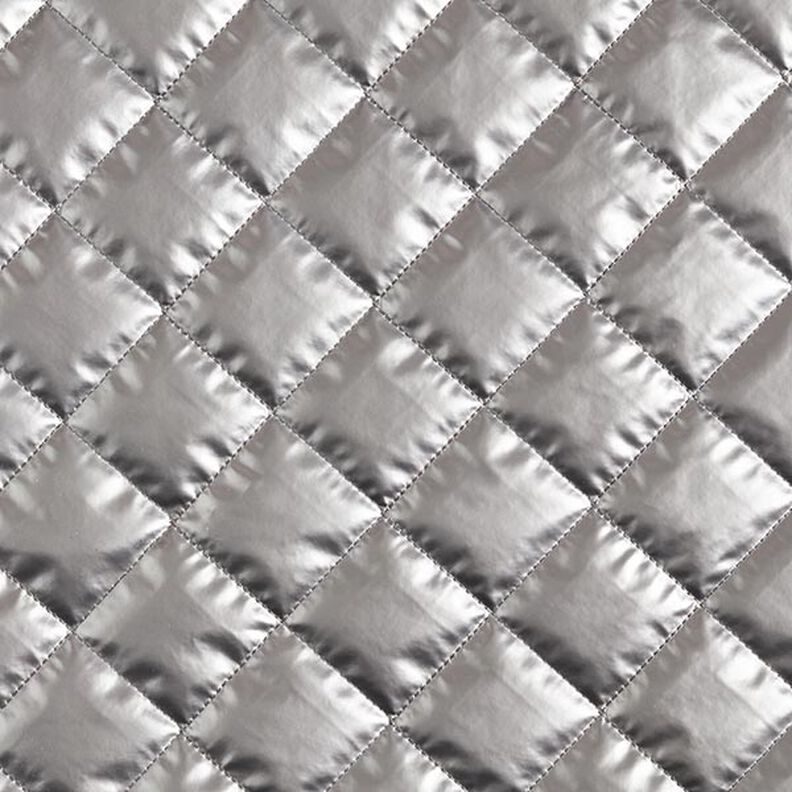 Tessuto trapuntato a rombi – argento anticato,  image number 1