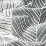 tessuto arredo tessuti canvas grandi foglie – grigio,  thumbnail number 2