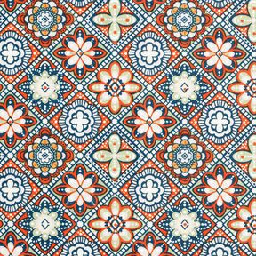 cotone rivestito Piastrelle artistiche – terracotta/verde salvia, 