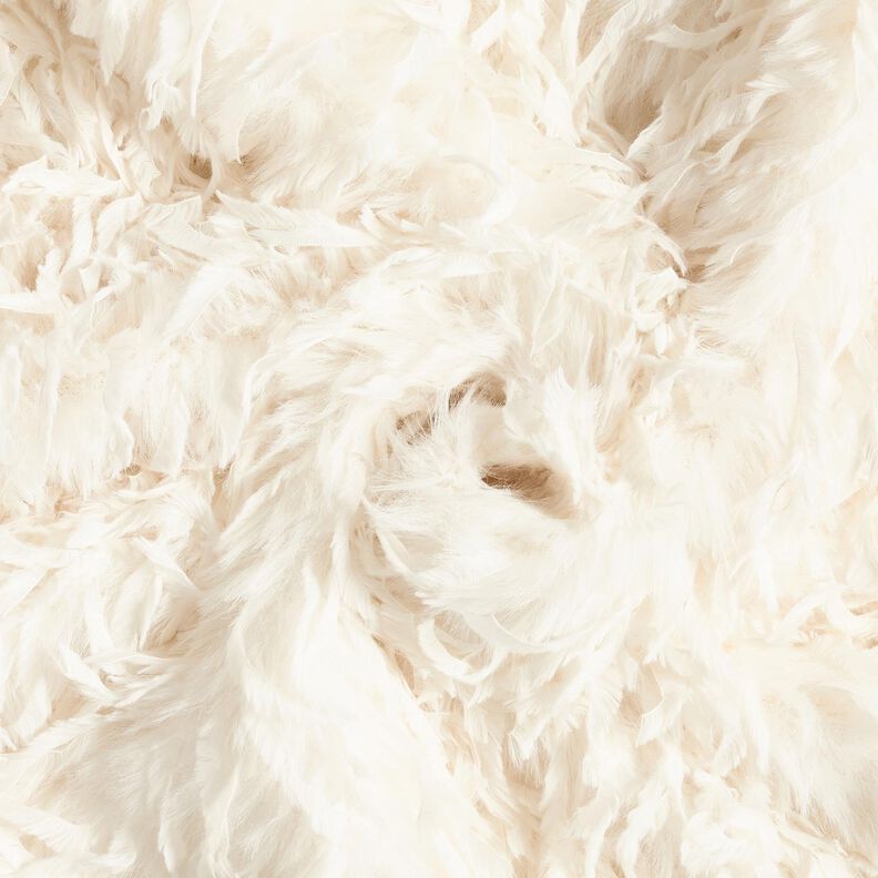 ecopelliccia piume, tinta unita | Katia Fabrics – bianco, image number 4