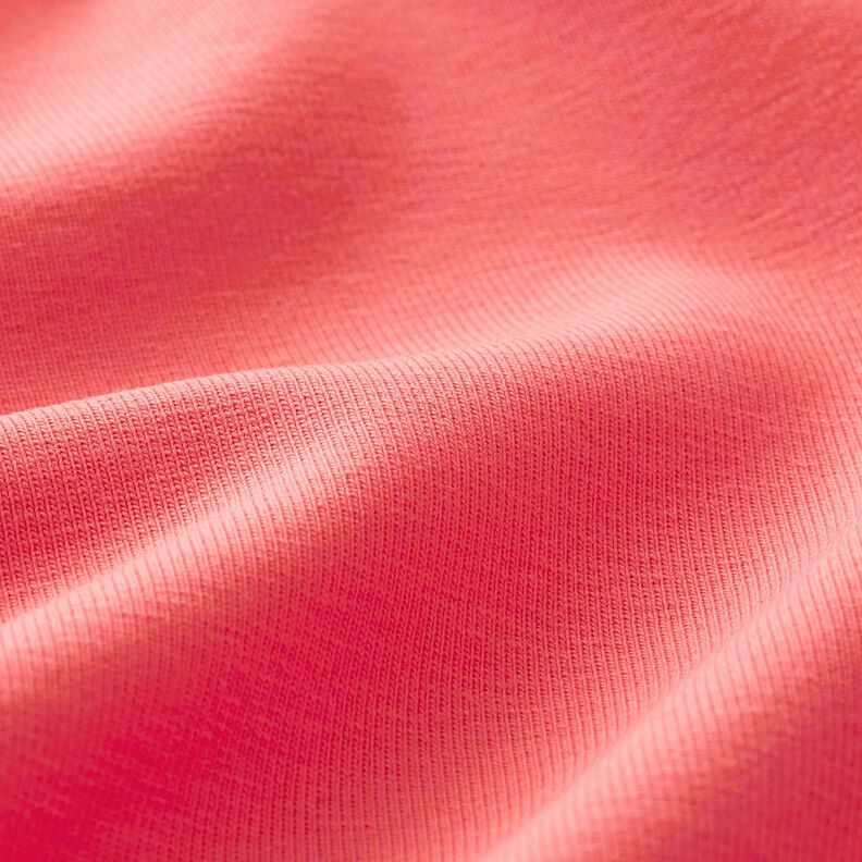 jersey di cotone medio tinta unita – aragosta,  image number 2