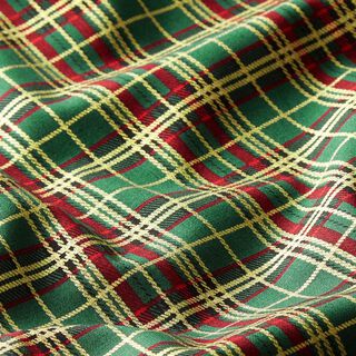 cretonne quadri natalizi – verde scuro, 