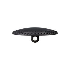 bottone in metallo con gambo – nero, 