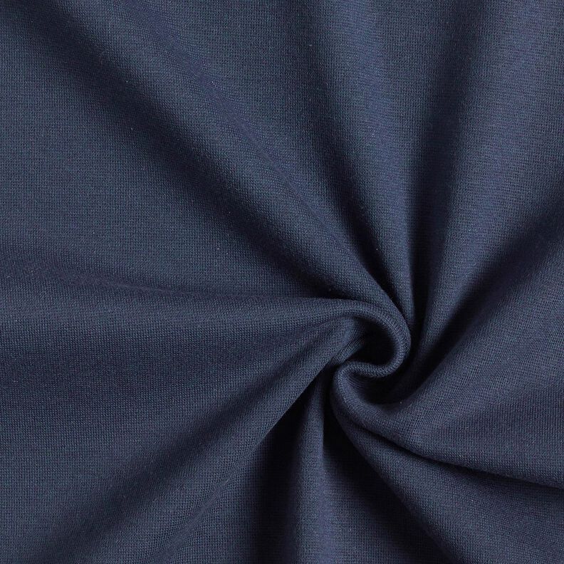 GOTS tessuto per bordi e polsini in cotone | Tula – blu marino,  image number 1