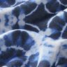 tessuto arredo tessuti canvas Cerchi batik – indaco/bianco,  thumbnail number 2