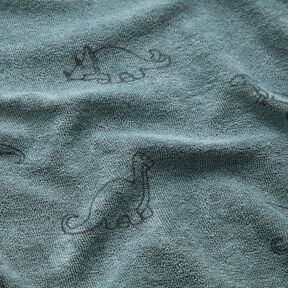 Maglia in spugna Dinosauri – blu colomba, 