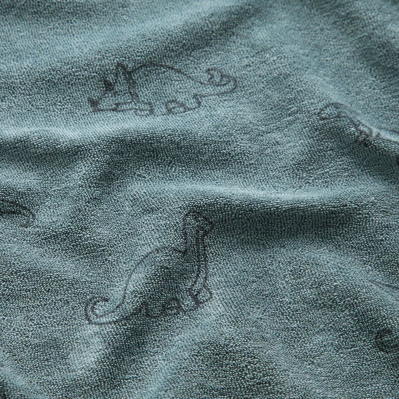 Maglia in spugna Dinosauri – blu colomba,  image number 2