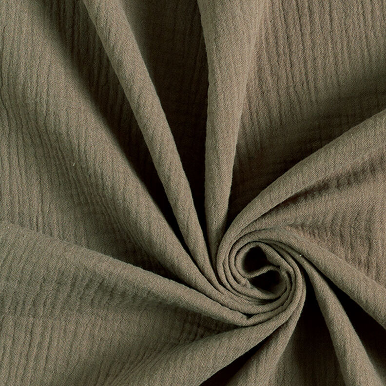 mussolina / tessuto doppio increspato – grigio ardesia,  image number 1