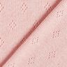jersey maglia fine con motivi traforati – rosa anticato,  thumbnail number 3