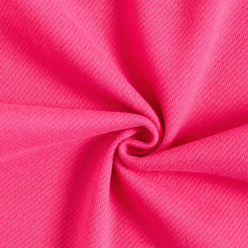 Tessuto per cappotti misto lana, tinta unita – rosa fucsia acceso,  image number 1
