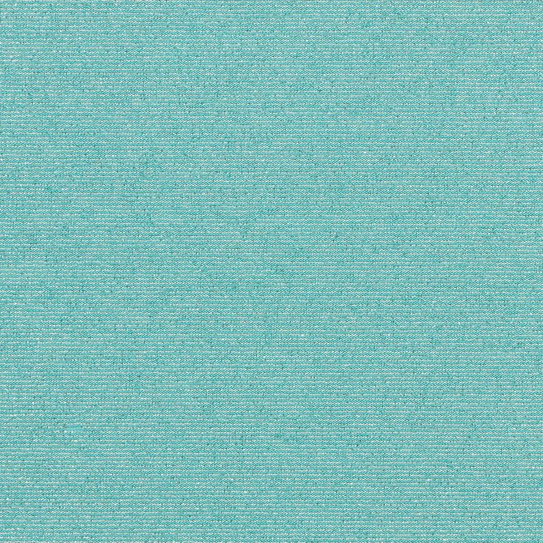 Jersey glitterato melange – turchese chiaro,  image number 1