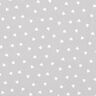 Popeline di cotone biologico con cuori sparsi – grigio chiaro,  thumbnail number 1