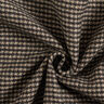 Tessuto per cappotti double face pied de poule/Tinta unita – grigio chiaro/nero,  thumbnail number 4