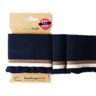 tessuto in maglia bio per bordi e polsini Cuff Me Frill  [140 cm | 8 cm]  | Albstoffe |, 